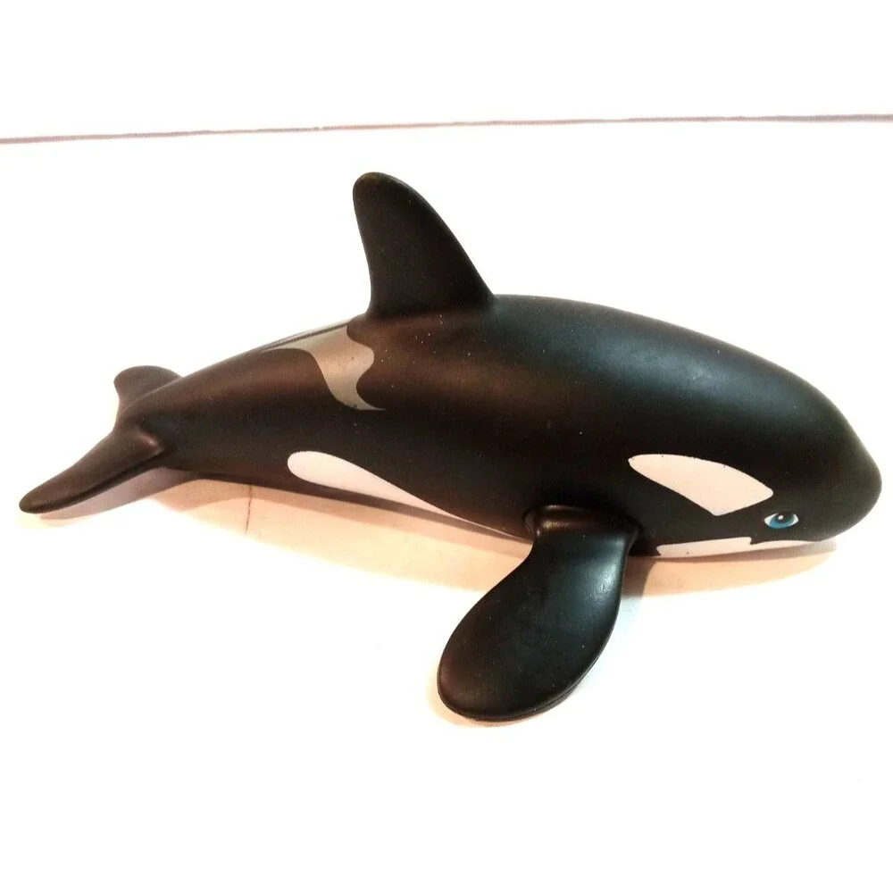 Vintage Orca Killer Whale Animal 8' Figure